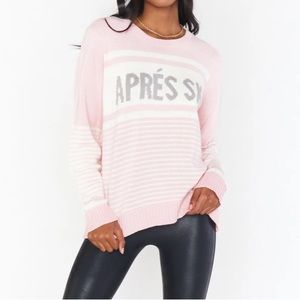 Show Me Your Mumu Apres Ski Alpine Sweater- size XS